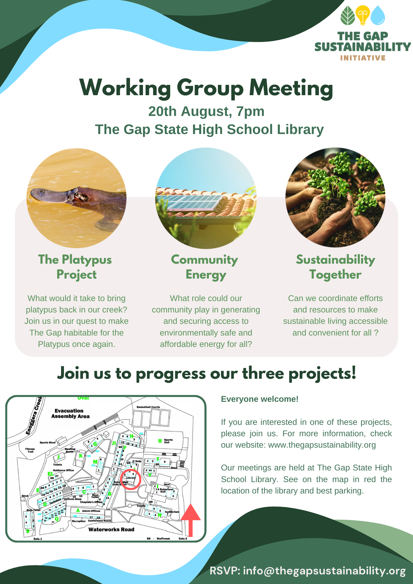 Upcoming August Working Group