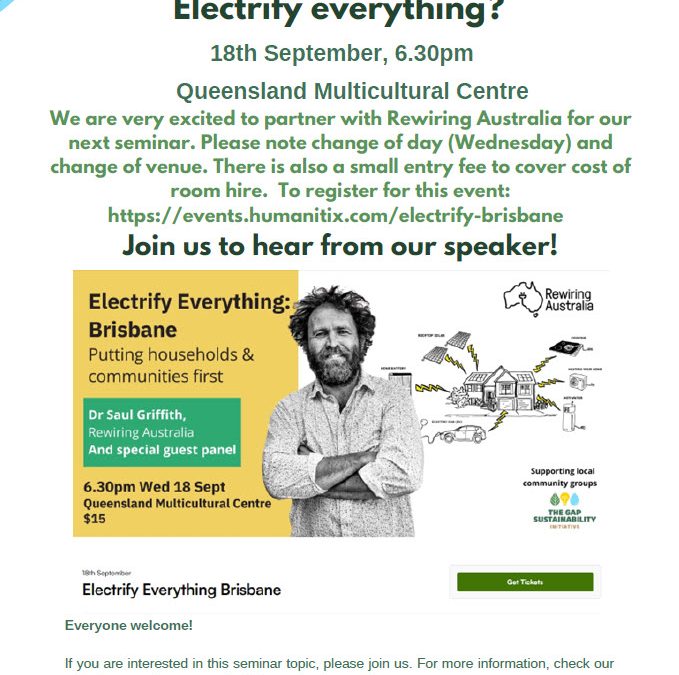 September Seminar: Electrify Everything?