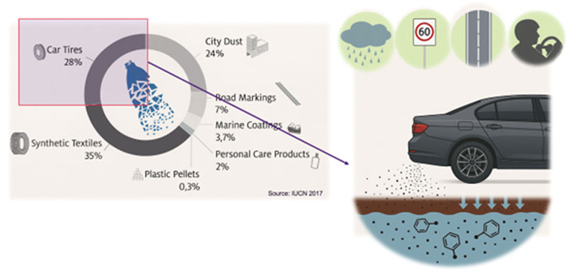 Estimated global sources of primary microplastics entering the oceans