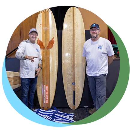 eco fest plastic-free surfboards the gap