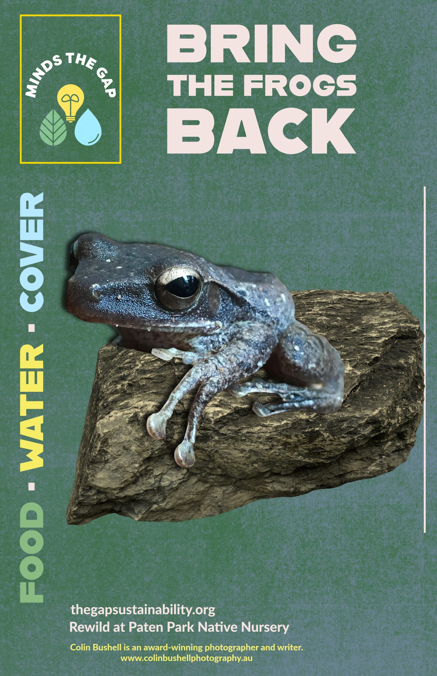 Bring the Frogs Back postcard front